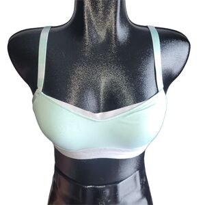 Brooks Moving Comfort Fineform Mint Green Women's Sports Bra S